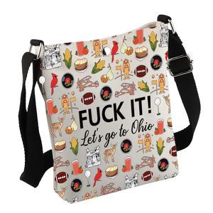 Ohio Crossbody Bag Ohio Lover Gift Ohio Travel Gift Ohio Welcome Bag Girls :'D